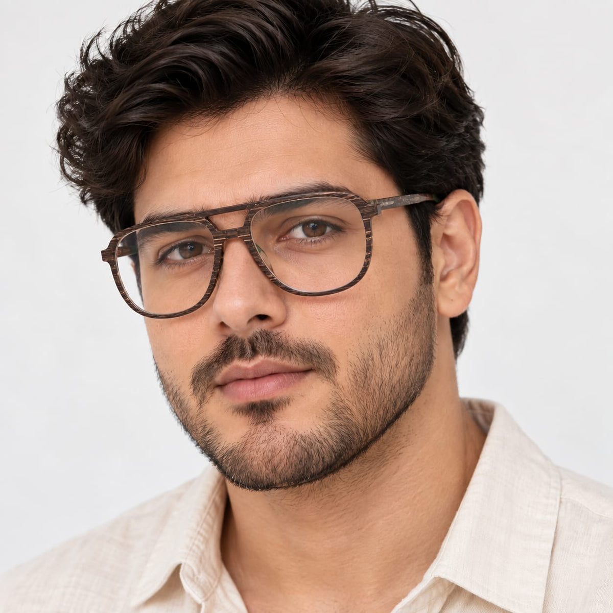 Full Rim Aviator Shape Eyewear For Men 870321