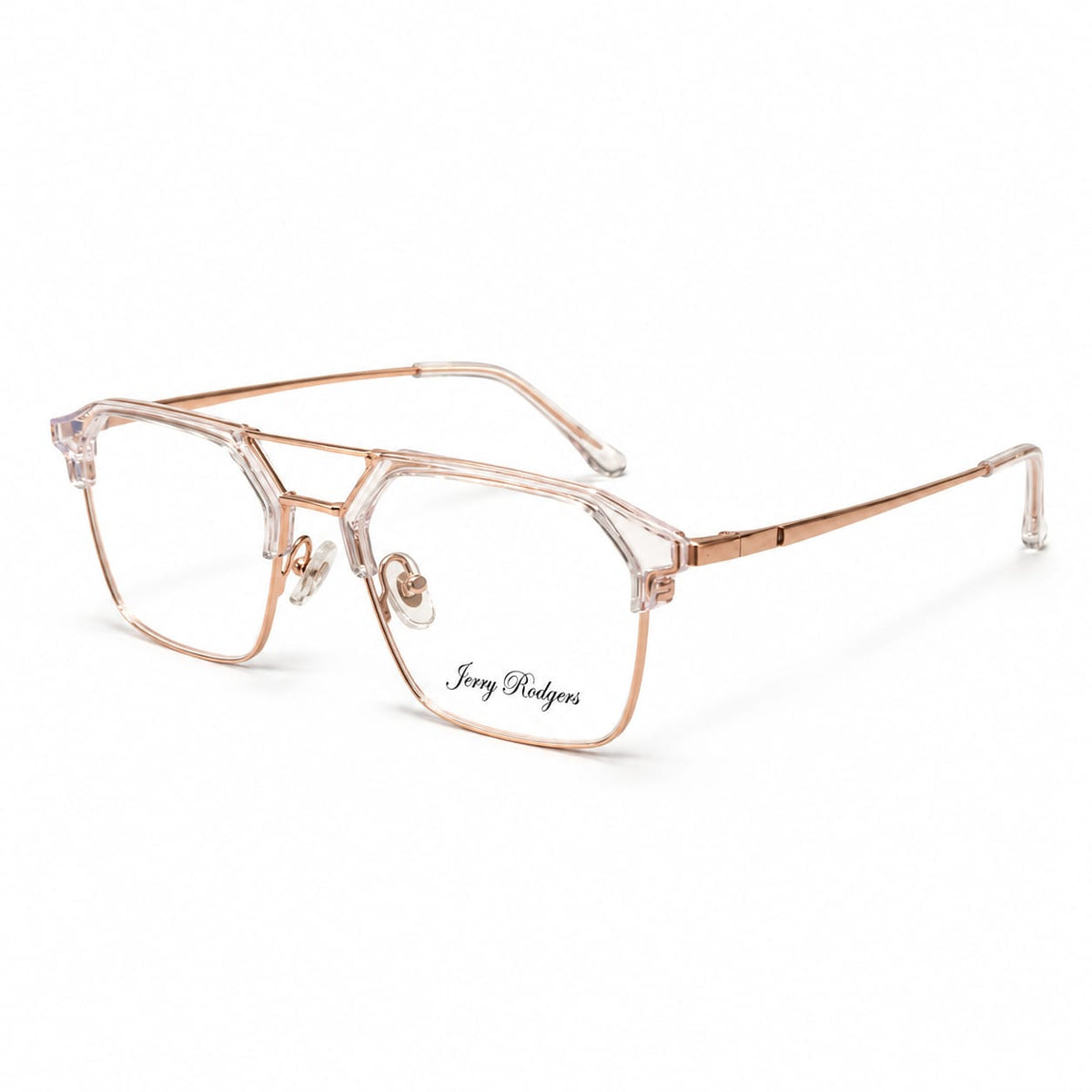 Jerry Rodgers Full Rim Geometric Rectangle Specs For Men 176879 - Eyedentity Opticians