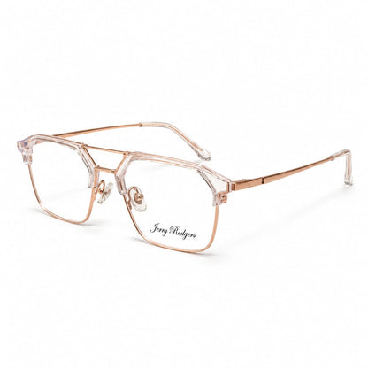Jerry Rodgers Full Rim Geometric Rectangle Specs For Men 176879 - Eyedentity Opticians