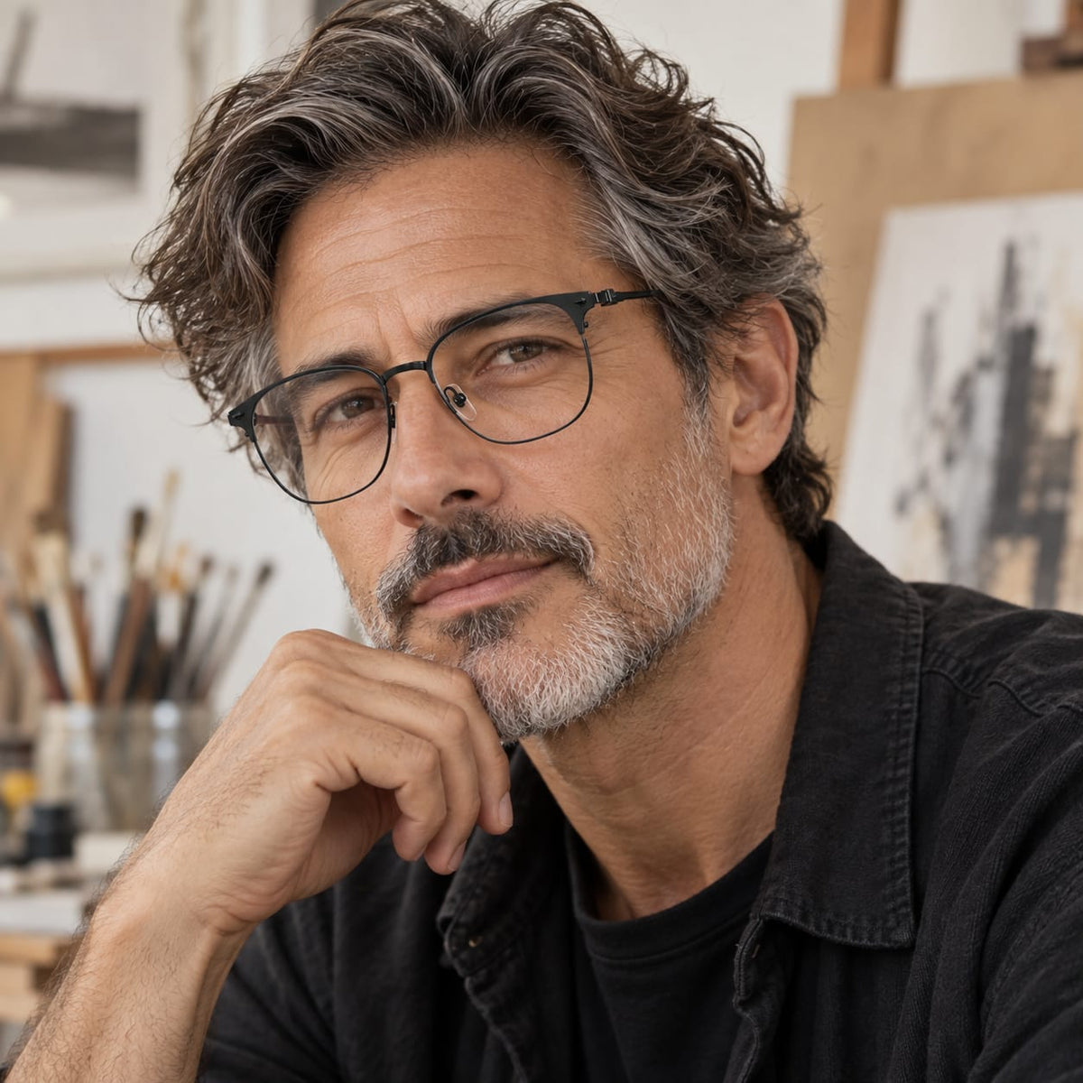 Jerry Rodgers Clubmaster Round Shape Eyewear For Men 553841