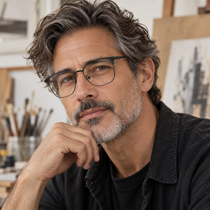 Jerry Rodgers Clubmaster Round Shape Eyewear For Men 553841