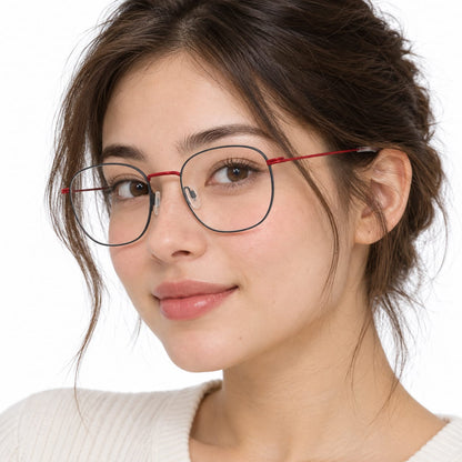 Intense Focus Full Rim Pento Shape Eyewear For Women 953604 - Eyedentity Opticians