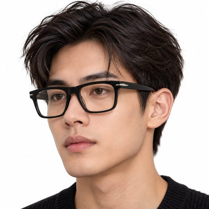 Full Frame Bold Rectangle Shape Eyewear For Men 260875 - Eyedentity Opticians