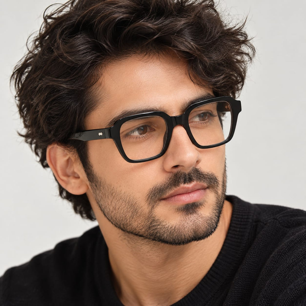 Full Frame Retro Square Shape Eyewear For Men 163857 - Eyedentity Opticians