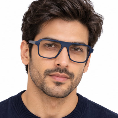 Full Frame Retro Bold Aviator Shape For Men 297314