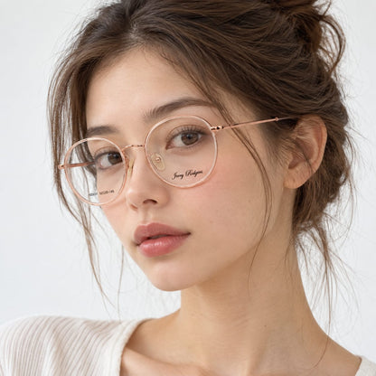 Jerry Rodgers Full Frame Round Panto Shape Eyewear For Women 226642