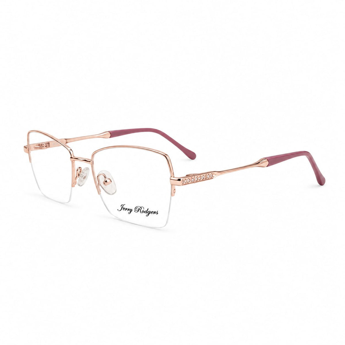 Jerry Rodgers Half Frame Geometric Rectangle Shape For Women 366144 - Eyedentity Opticians