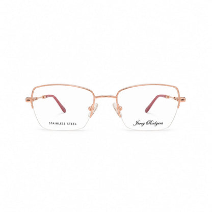 Jerry Rodgers Half Frame Geometric Rectangle Shape For Women 366144 - Eyedentity Opticians