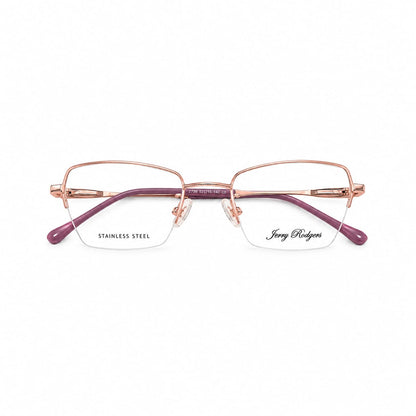 Jerry Rodgers Half Frame Geometric Rectangle Shape For Women 366144 - Eyedentity Opticians