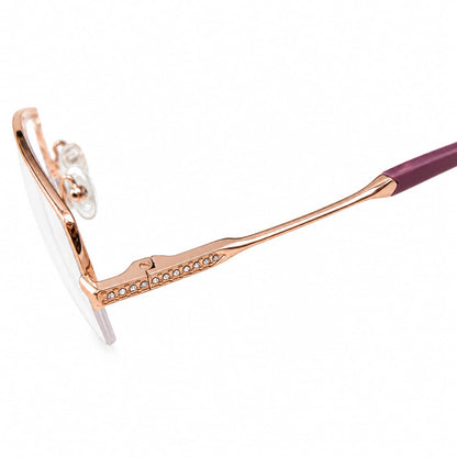 Jerry Rodgers Half Frame Geometric Rectangle Shape For Women 366144 - Eyedentity Opticians