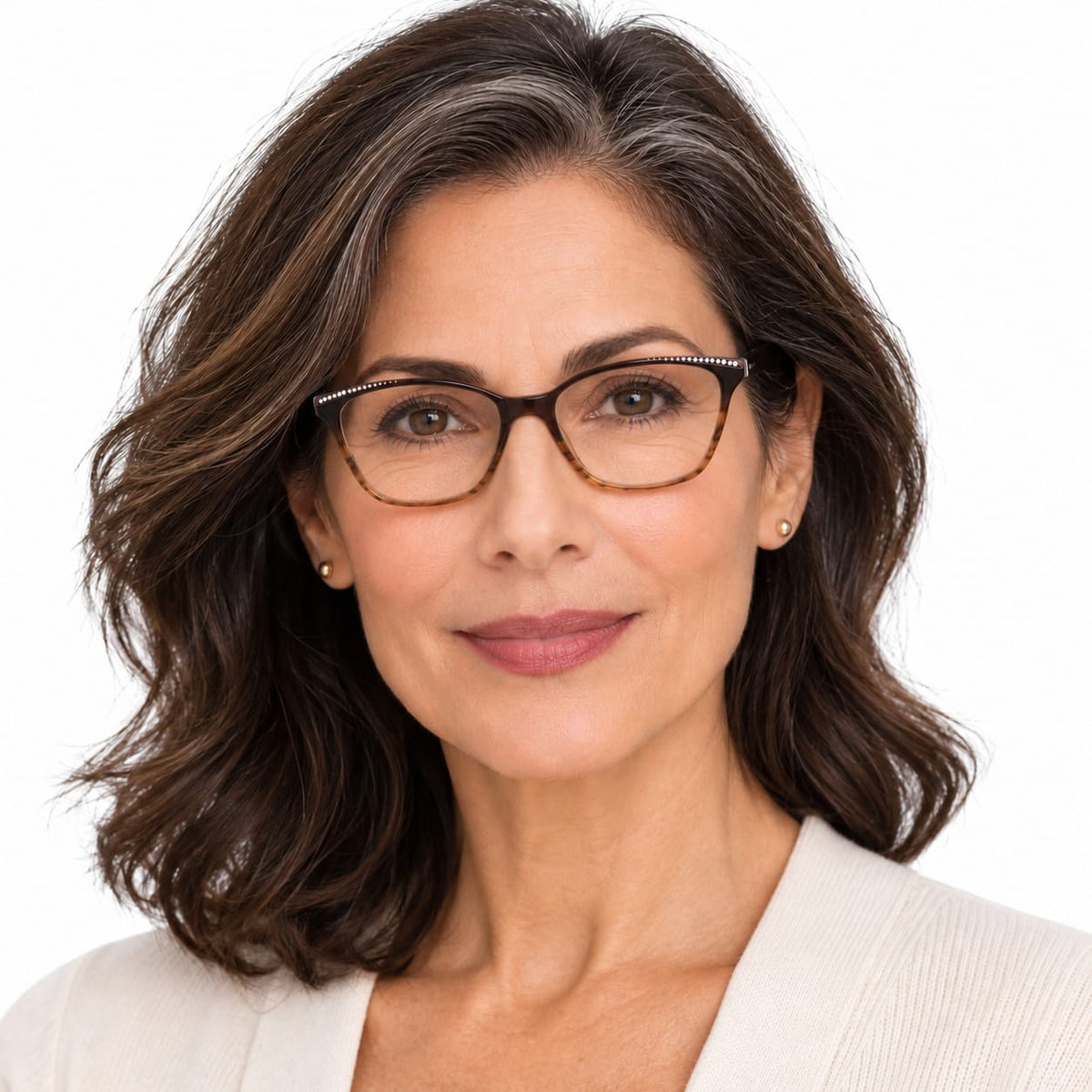 Jerry Rodgers Full Frame Soft Cat-Eye Specs For Women 374604 - Eyedentity Opticians