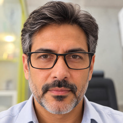 Jerry Rodgers Full Rim Slim Rectangle Specs For Men 324515 - Eyedentity Opticians