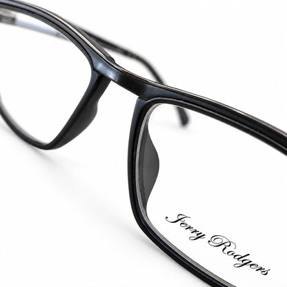 Jerry Rodgers Full Rim Slim Rectangle Specs For Men 324515 - Eyedentity Opticians
