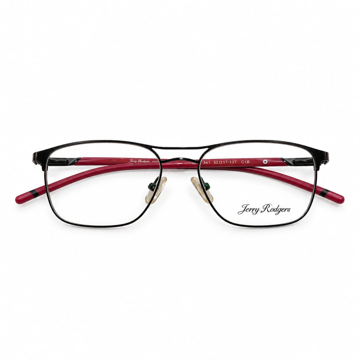 Jerry Rodgers Full Rim Double Bar Rectangle For Men 253851 - Eyedentity Opticians