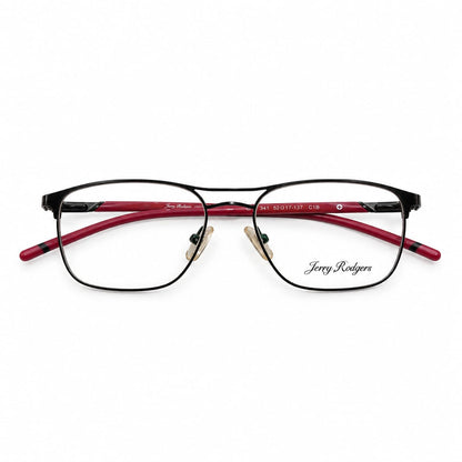 Jerry Rodgers Full Rim Double Bar Rectangle For Men 253851 - Eyedentity Opticians