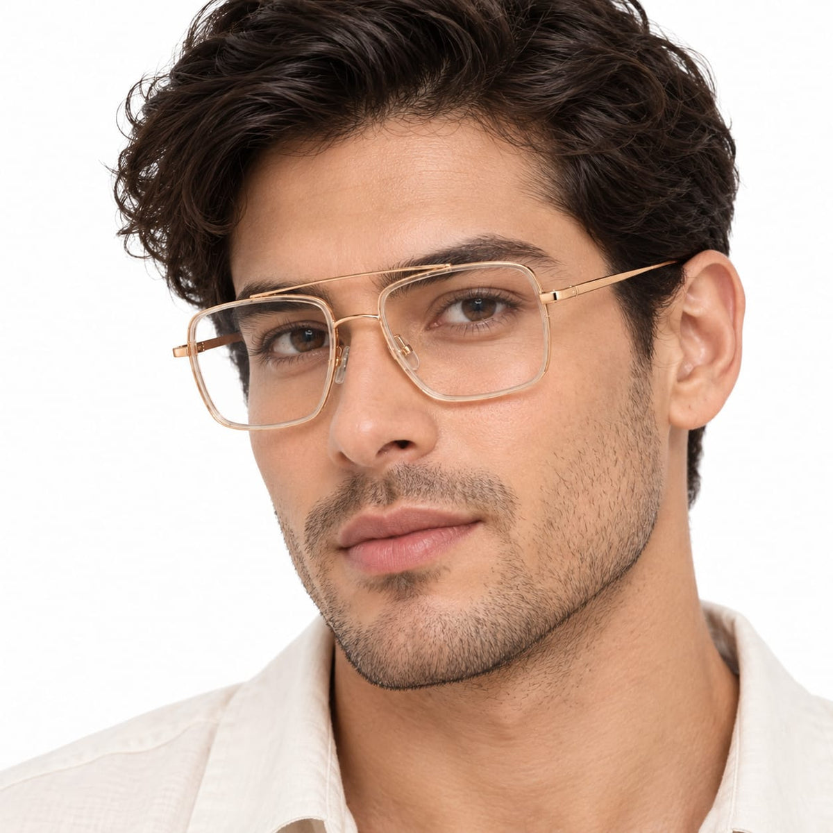 Jerry Rodgers Full Rim Square Aviator Specs For Men 288869 - Eyedentity Opticians