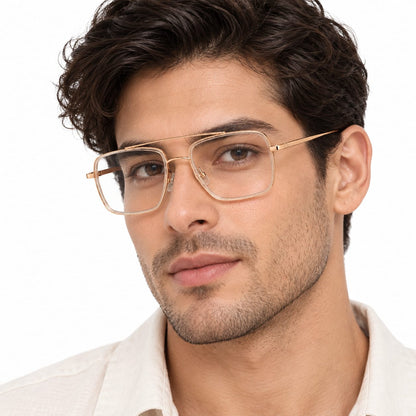 Jerry Rodgers Full Rim Square Aviator Specs For Men 288869 - Eyedentity Opticians