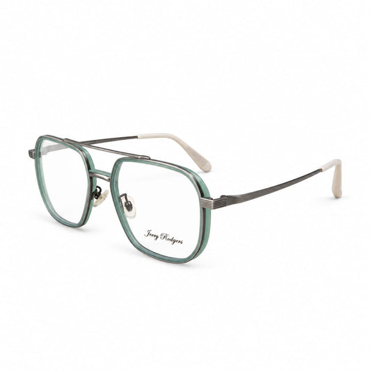 Jerry Rodgers Full Rim Geometric Aviator For Men 154589