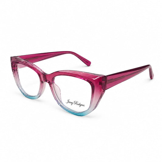 Jerry Rodgers Full Frame Oversized Geometric Cat eye Eyewear For Women 290901 - Eyedentity Opticians