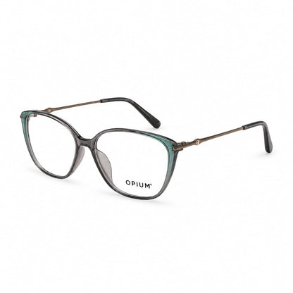 Opium Eyewear Full Frame Soft Cat Eyed Shape For Women 063484