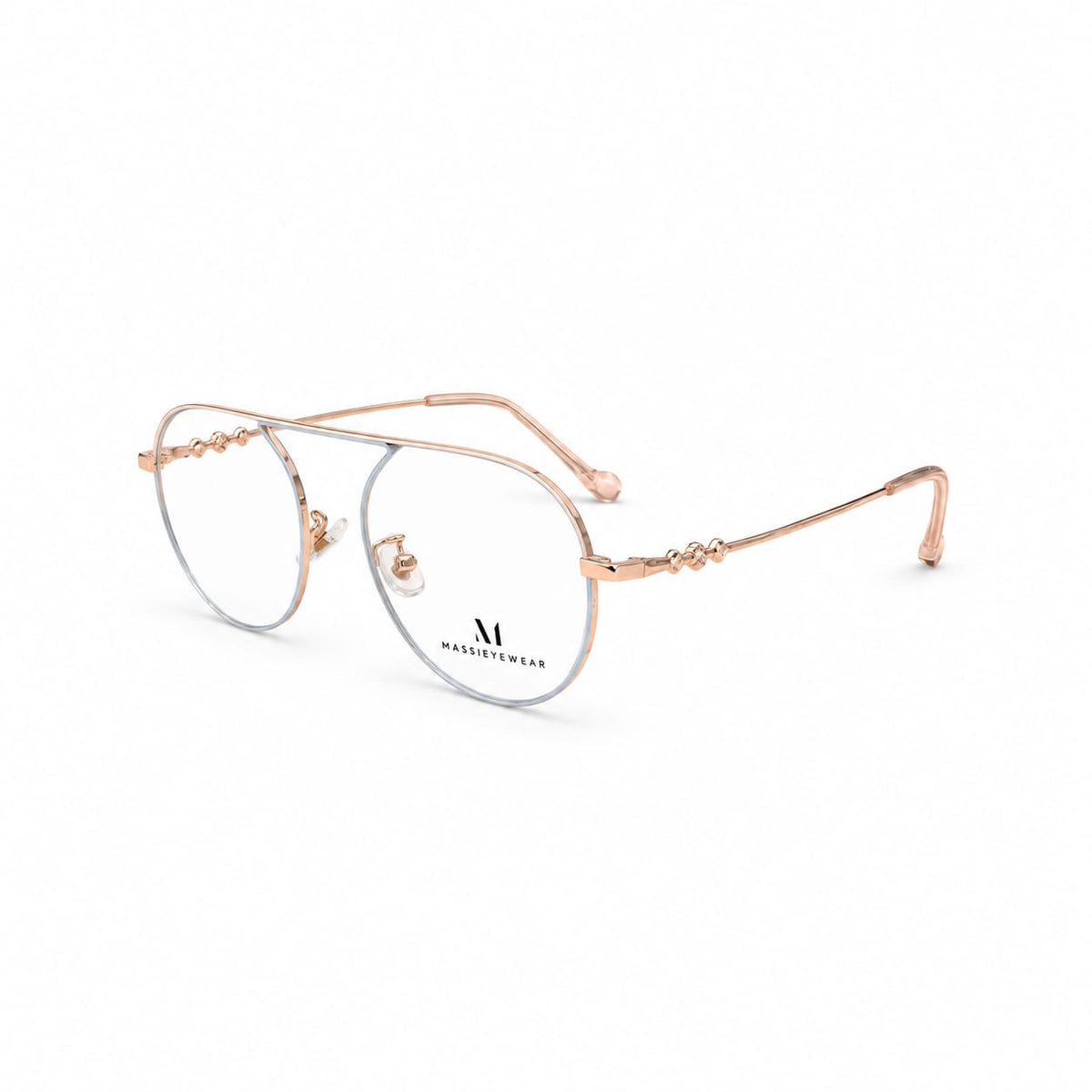 Full Rim Massie Eyewear Single Bar Aviator Shape For Women 651365 - Eyedentity Opticians