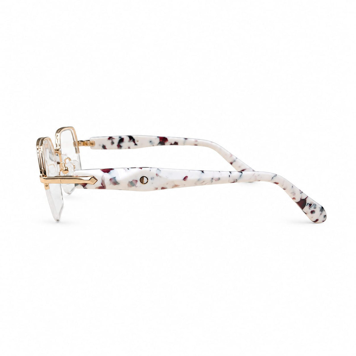 Half Frame Opium Eyewear Geometric Hexagon Shape For Women 095904
