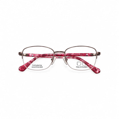 Half Rim Foss N Flories Eyewear Oval Almond Shape For Women 174680 - Eyedentity Opticians