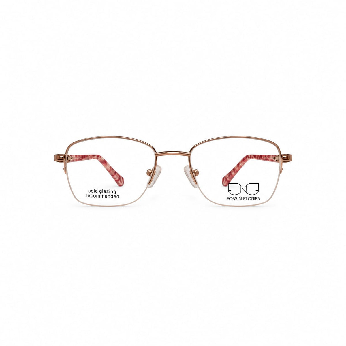 Half Rim Foss N Flories Eyewear Oval Almond Shape For Women 174680 - Eyedentity Opticians