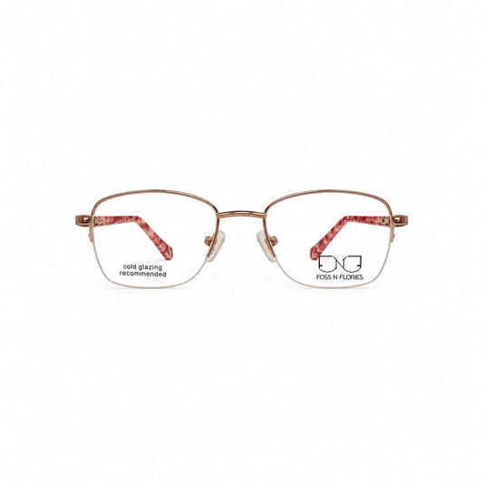 Half Rim Foss N Flories Eyewear Oval Almond Shape For Women 174680 - Eyedentity Opticians