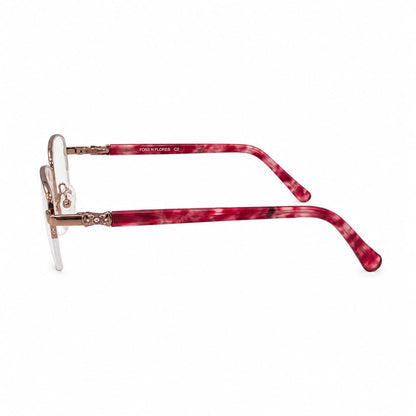 Half Rim Foss N Flories Eyewear Oval Almond Shape For Women 174680 - Eyedentity Opticians