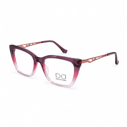 Full Frame Foss N Flories Eyewear Square Cat-Eye Shape For Women 200366 - Eyedentity Opticians