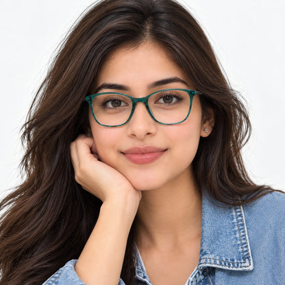Full Frame Foss N Flories Eyewear Rectangle Shape For Women 310707