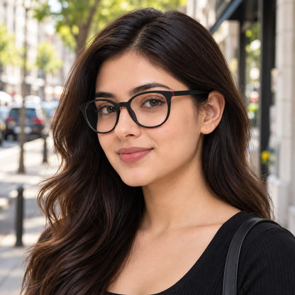 Full Frame Foss N Flories Eyewear Pento Round Shape For Women 332526 - Eyedentity Opticians
