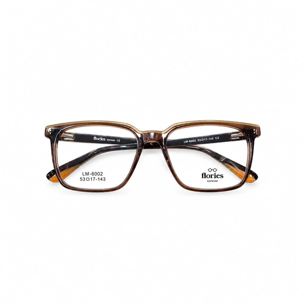 Full Frame Flories Eyewear Square Rectangular Shape For Men 310380 - Eyedentity Opticians