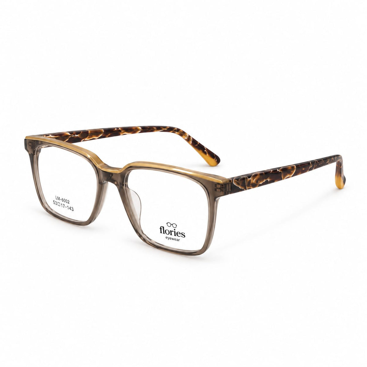 Full Frame Flories Eyewear Square Rectangular Shape For Men 310380 - Eyedentity Opticians