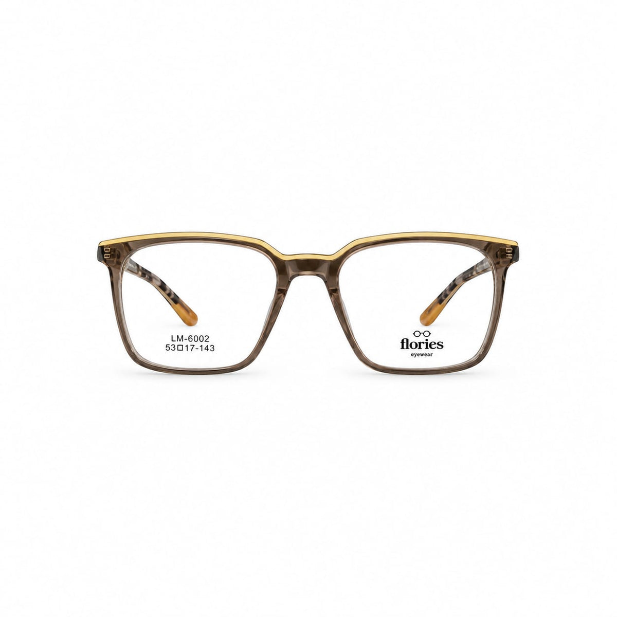 Full Frame Flories Eyewear Square Rectangular Shape For Men 310380 - Eyedentity Opticians