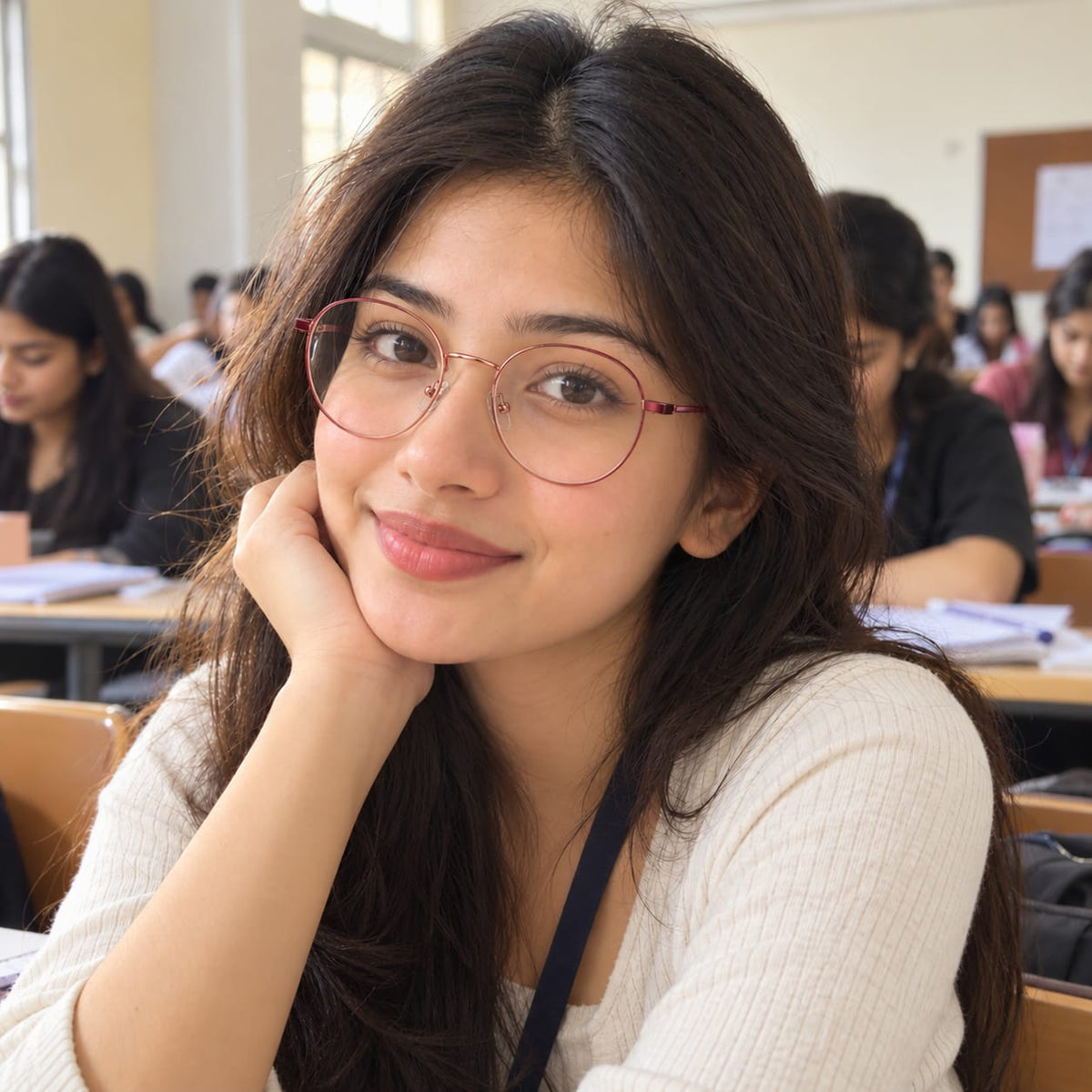 Full Rim Panto Round Shape Eyewear For Women 216820 - Eyedentity Opticians