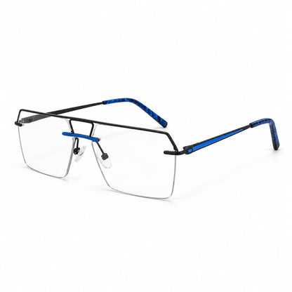 Shanel Eyewear Rimless Geometric Rectangle Shape For Men 475481