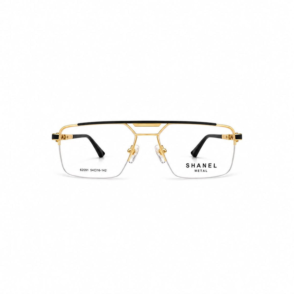 Half Frame Eyewear Square Aviator Shape For Men 109800