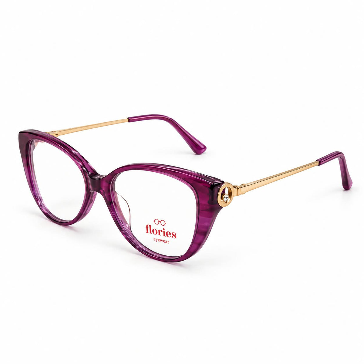 Full Frame Flories Eyewear Cat-Eye Shape For Women 379477