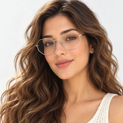 Full Rim Vintage Eyewear Hexagon Shape For Women 299147 - Eyedentity Opticians