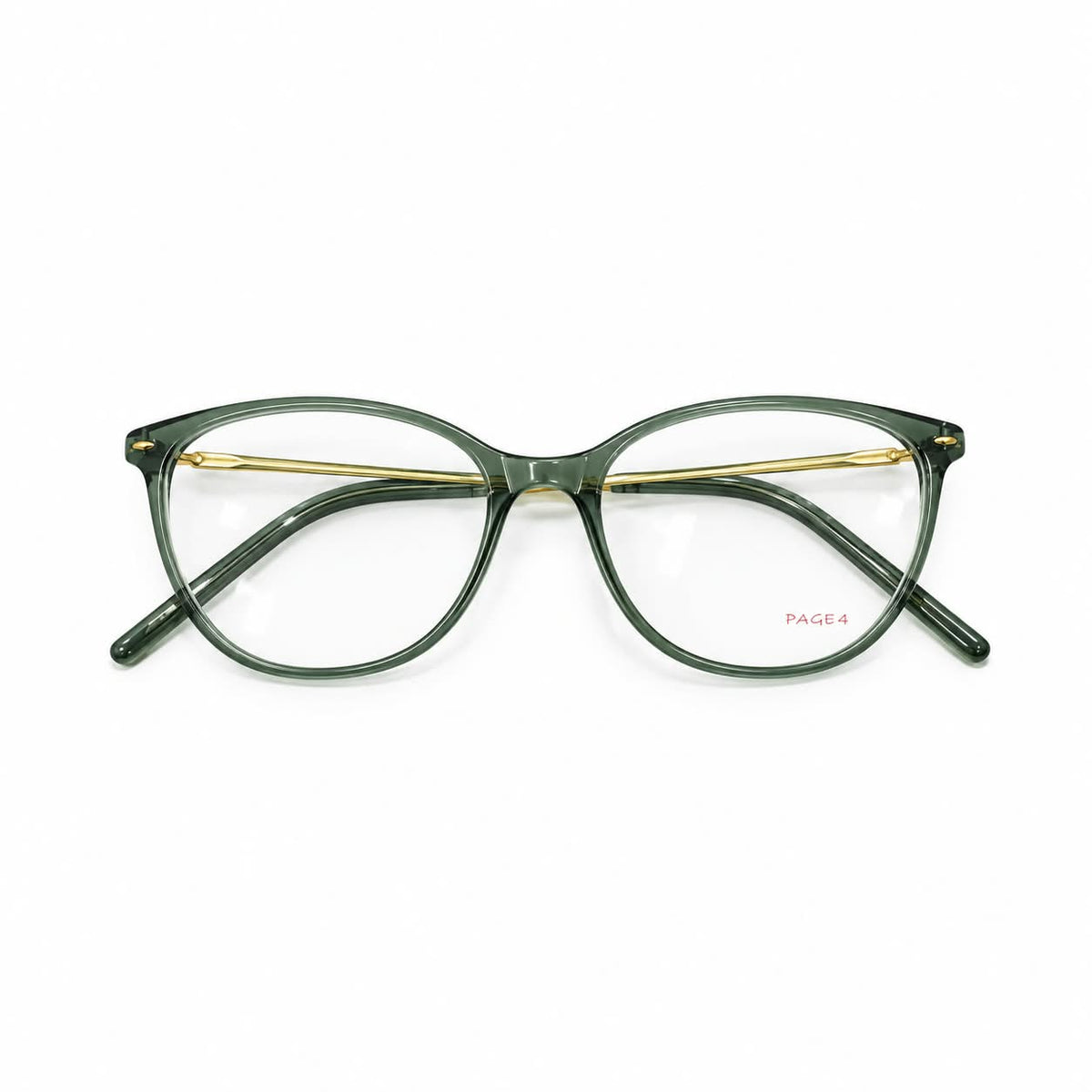 Full Frame Page4 Eyewear Oval Soft Cat Eyed Shape For Women 356825 - Eyedentity Opticians