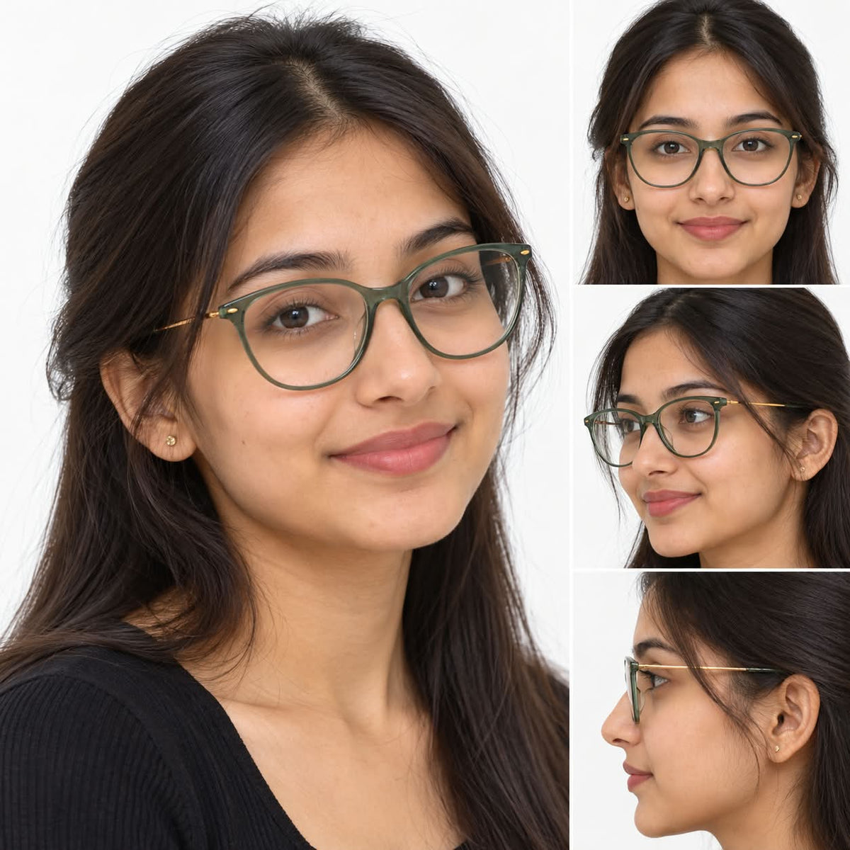 Full Frame Page4 Eyewear Oval Soft Cat Eyed Shape For Women 356825 - Eyedentity Opticians