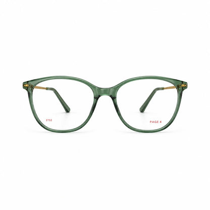 Full Frame Page4 Eyewear Oval Soft Cat Eyed Shape For Women 356825 - Eyedentity Opticians