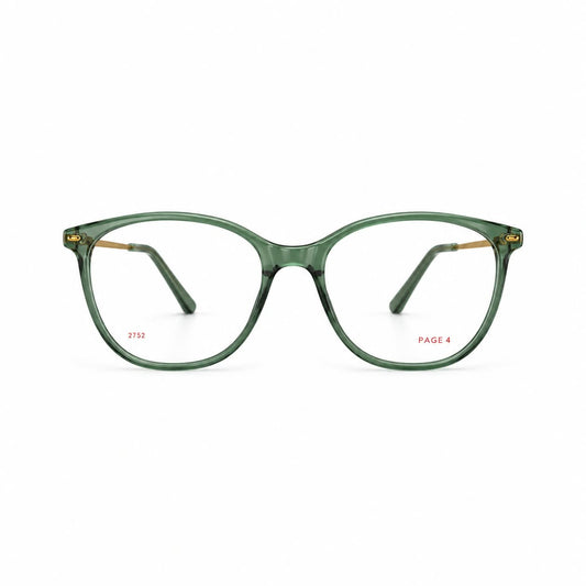 Full Frame Page4 Eyewear Oval Soft Cat Eyed Shape For Women 356825 - Eyedentity Opticians
