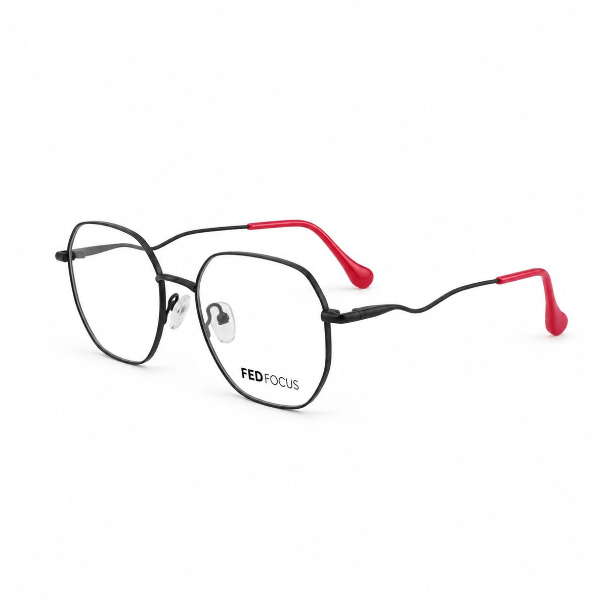 Fed Focus Eyewear Full Rim Geometric Hexagon Shape For Women 202283 - Eyedentity Opticians