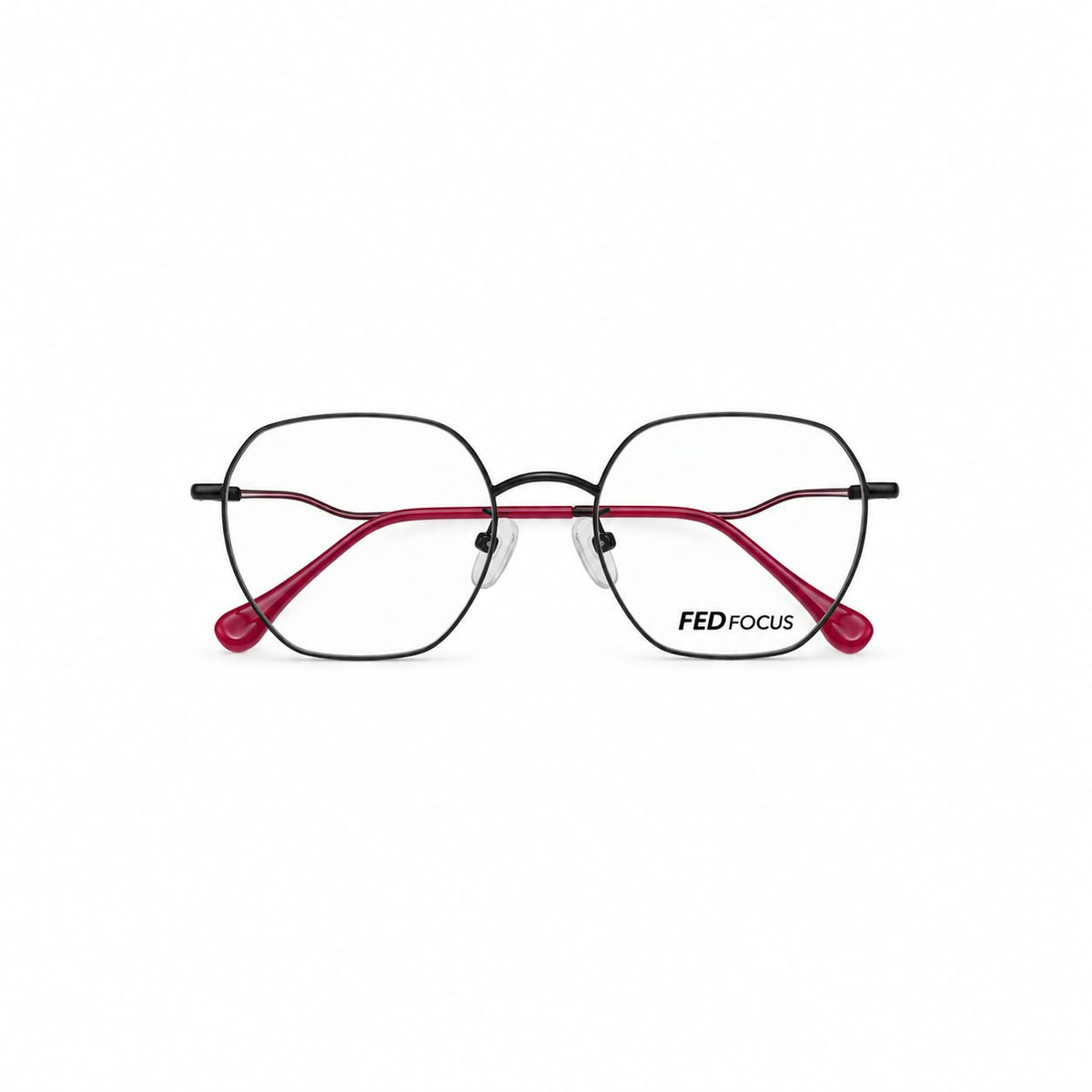 Fed Focus Eyewear Full Rim Geometric Hexagon Shape For Women 202283 - Eyedentity Opticians
