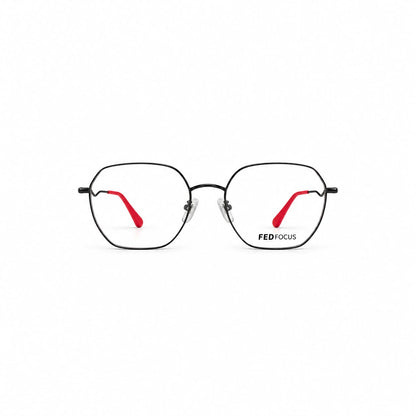 Fed Focus Eyewear Full Rim Geometric Hexagon Shape For Women 202283 - Eyedentity Opticians