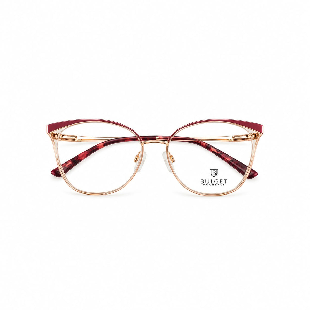 Full Frame Metal Eyewear Round Cat Eyed Shape For Women 168243