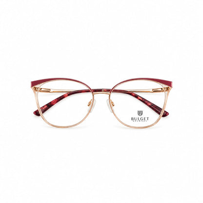 Full Frame Metal Eyewear Round Cat Eyed Shape For Women 168243